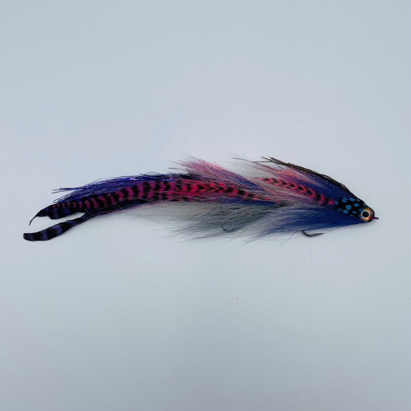 Urban Fly Co. Double Minnow Musky Fly Cotton Candy Cisco