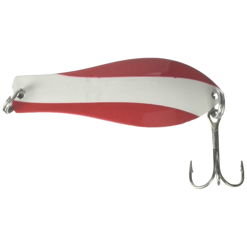 Yellow Bird P265-35 Doctor Spoon 2 1/2″ 3/8oz Red/White Swirl