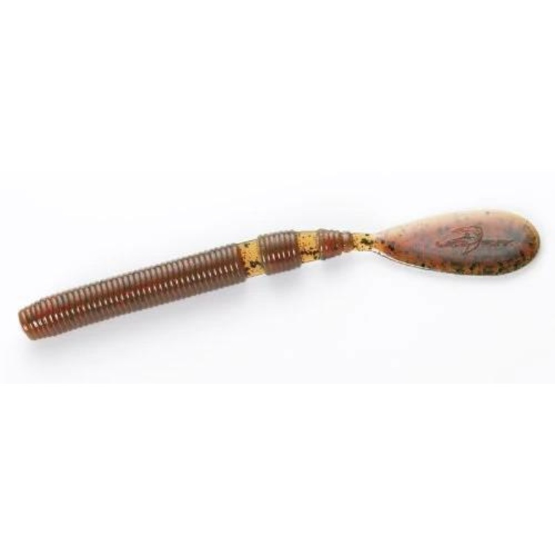 Lake Fork Tackle 4″ Hyper Worm (12 Ct) Blue Fleck