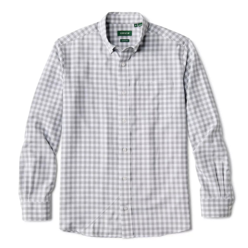 Orvis – Ultralight Comfort Stretch Long-Sleeve Shirt Titanium/White S