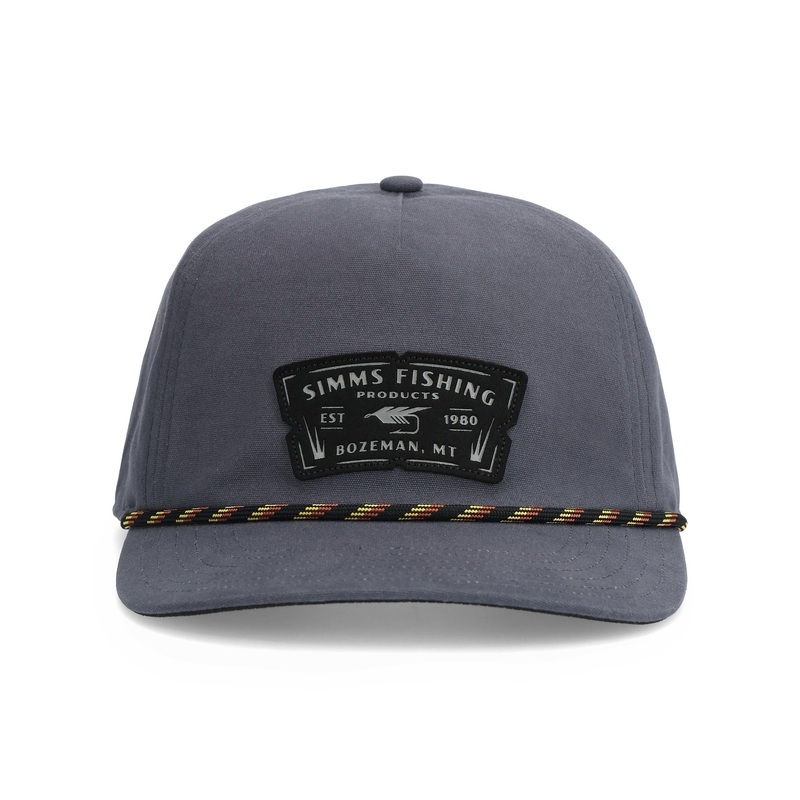 SIMMS DOUBLE HAUL ROPE CAP Dark Gunmetal