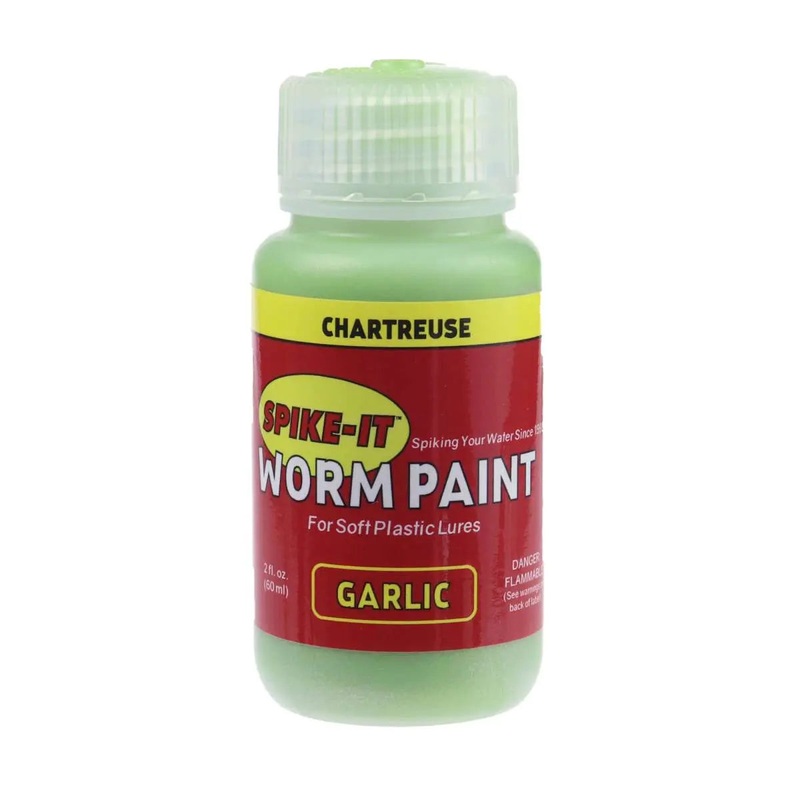 Spike It Worm Paint Garlic Chartreuse
