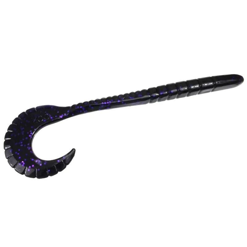 Zoom G-Tail Worm (10 Pk) Black Grape
