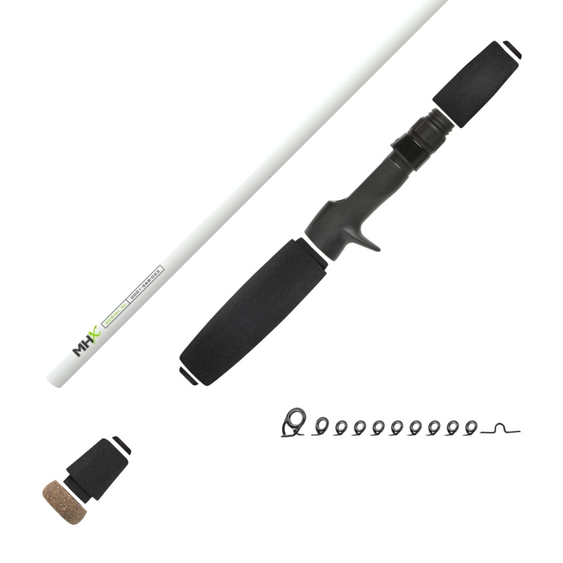 7’0″ Med-Heavy MHX Mag Bass Casting Rod Kit Slate Cork
