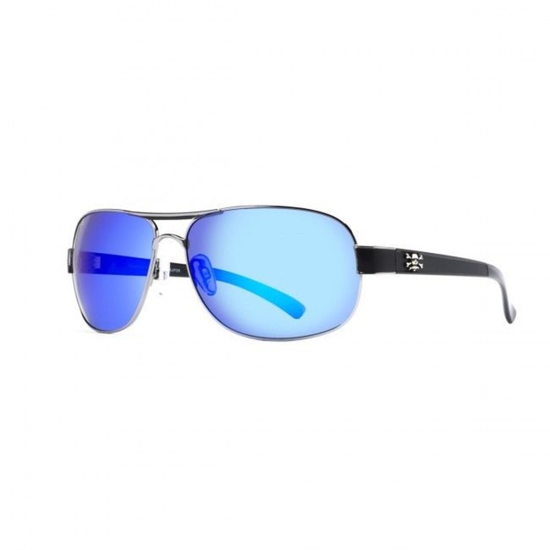 Calcutta Regulator Polarized Sunglasses Black/Blue Mirror