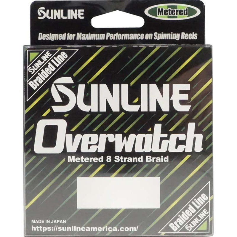 Sunline Overwatch Metered Braid – Green 8 Pound