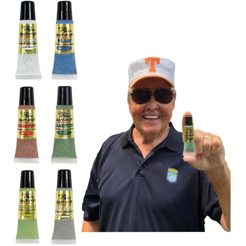The Original Fish Formula Bait-Pop Attractant Legend Packs – 6 CT Bill Dance Pack