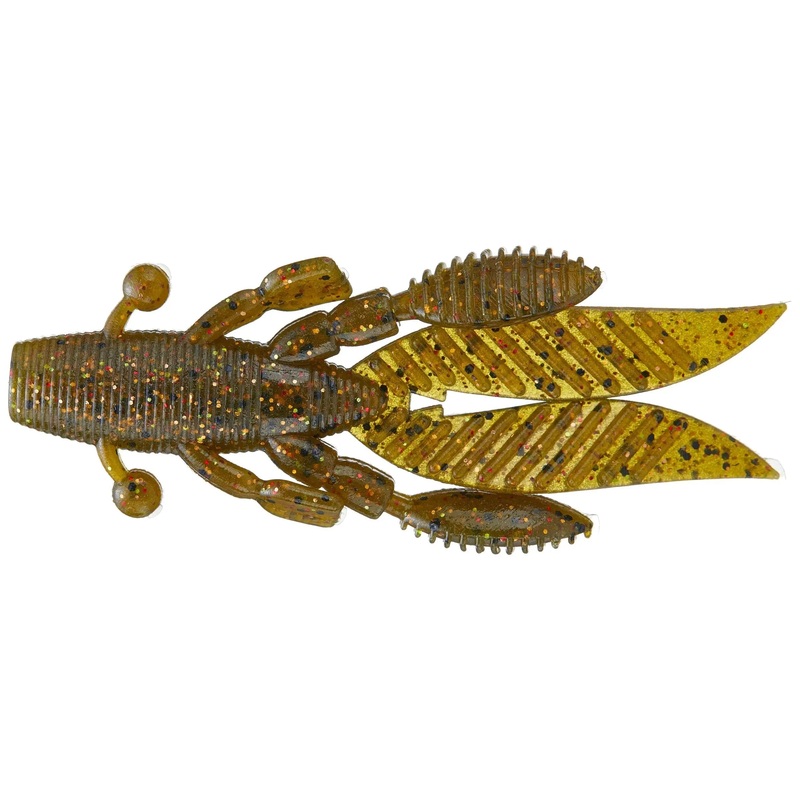 Yamamoto Flappin’ Hog 3.75″ (7 Pk) Black w/Blue Flake