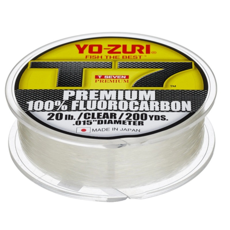 Yo-Zuri T-7 Premium Fluorocarbon Line 200 yds 6lb