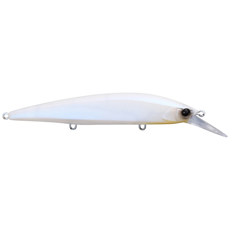 JACKALL RERANGE 110MR JERKBAITS Matte Pearl White