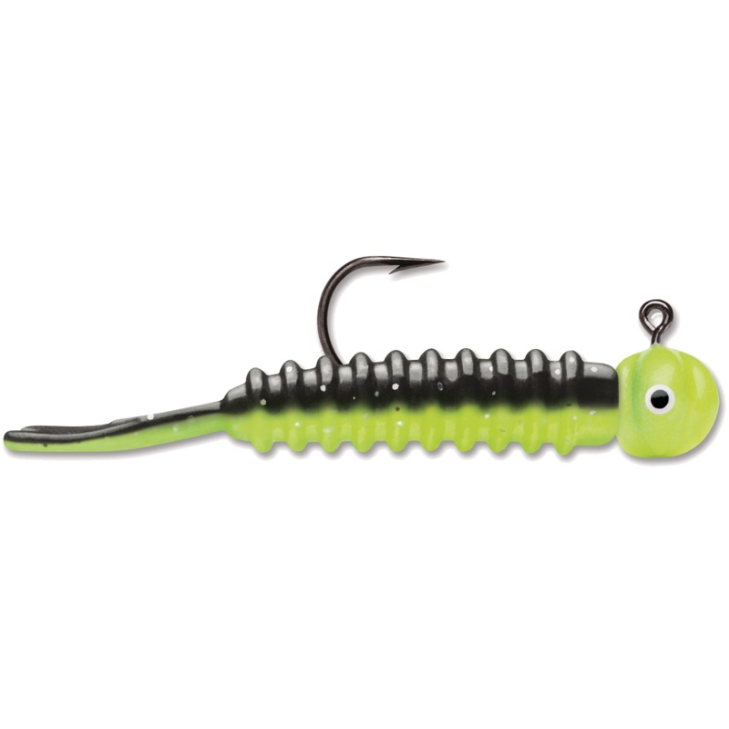 LUV BUG JIG 1/16OZ BLK CHART GLO