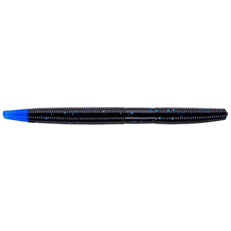 NetBait BaitFuel Ion Soft Stick Bait 5″ (8 Pk) Black Blue Flake