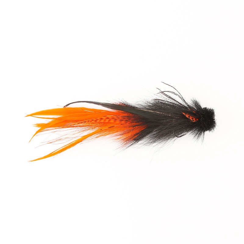 Urban Fly Co. Double Buford Musky Fly Black/Orange