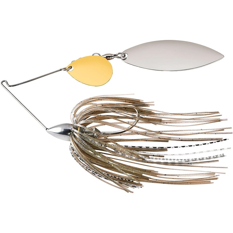 War Eagle Tandem Colorado Willow Nickel Frame Spinnerbait – 3/8 oz Blue Herring 3/8 oz
