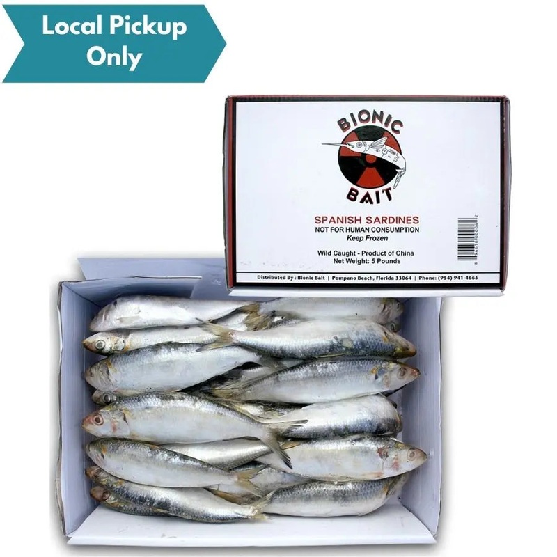 BIONIC BAIT FROZEN SPANISH SARDINES 1LB