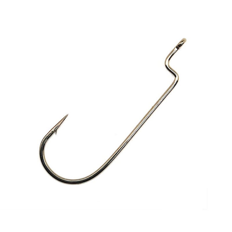 Gamakatsu Offset Shank Round Bend Hooks 1/0