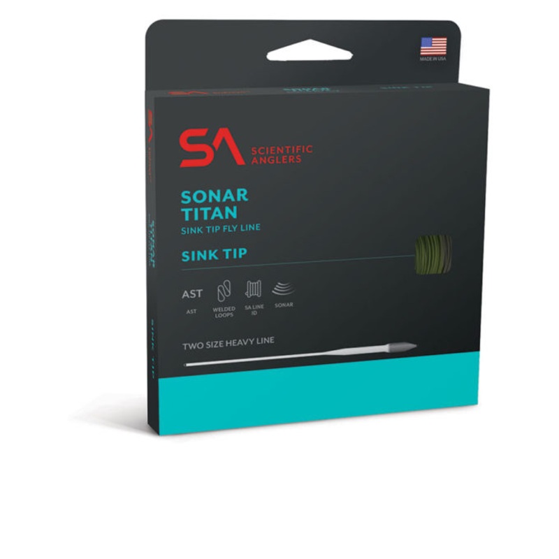 SA SONAR TITAN SINK TIP TYPE III WF-5-F/S WILLOW / MOSS / DARK GREEN