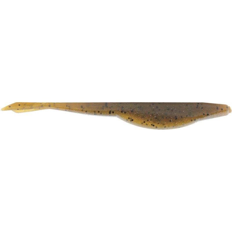 Yamamoto 5″ D Shad (7 Pk) Green Pumpkin Black