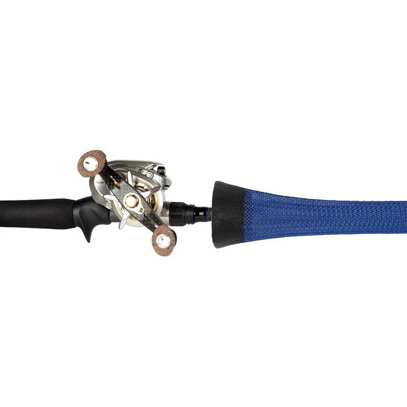 The Rod Glove Casting Rod Sleeve with Dipped Bell End Blue