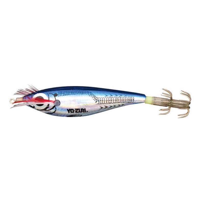 Yo-Zuri Ultra Laser Squid Jig 3 3/4″ Lure A1022 22 – Blue Shine