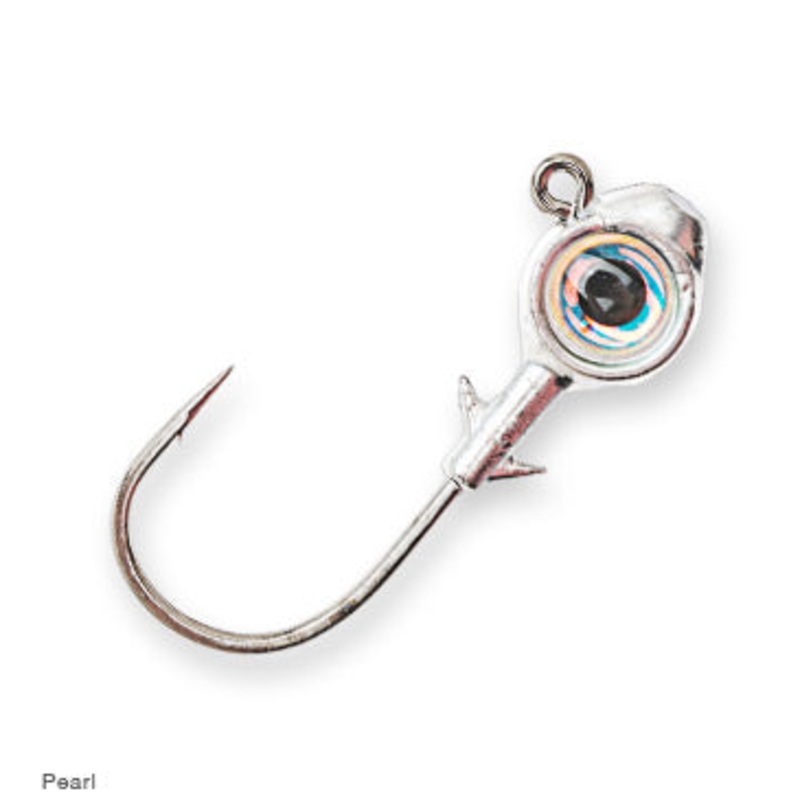 ZMAN TROUT EYE JIGHEAD Pearl 3/16 OZ