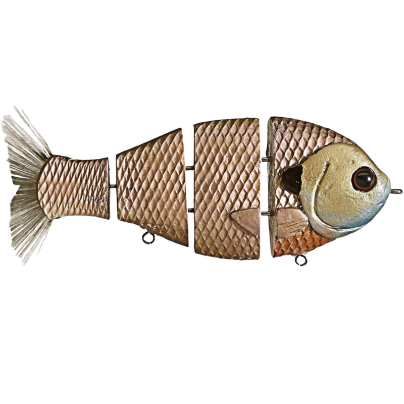Bucca Bull Gill Slow Sink Swimbait Bone 5″