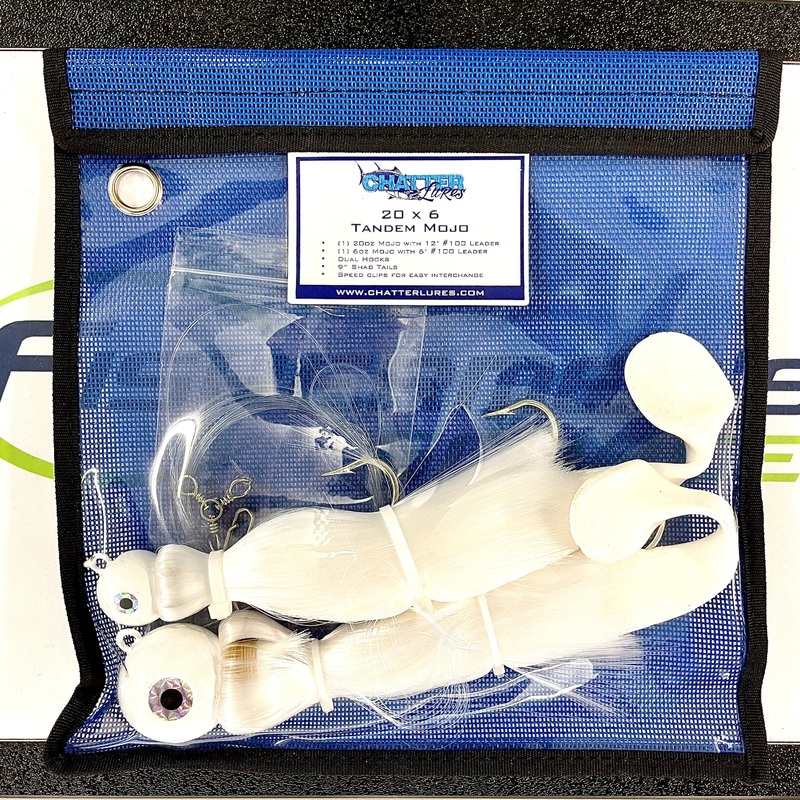 Chatter Lures Tandem Mojos Chartreuse 8 x 4 oz