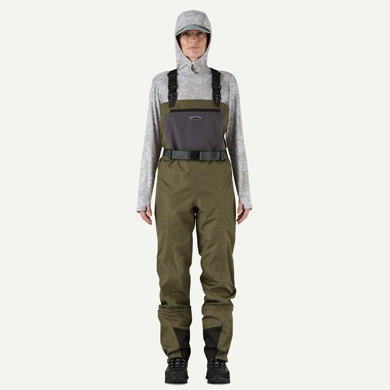(NEW) Patagonia – Women’s Swiftcurrent Traverse Waders Basin Green XSS