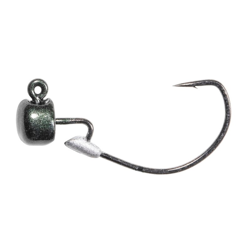Z-Man NedlockZ EWG Wide Gap Ned Rig Jigheads 4 pack Black 1/15 oz – 4CT