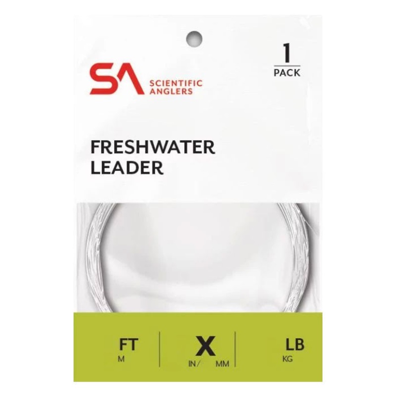 FRESHWATER NYLON LEADERS 7.5FT – Size 4X