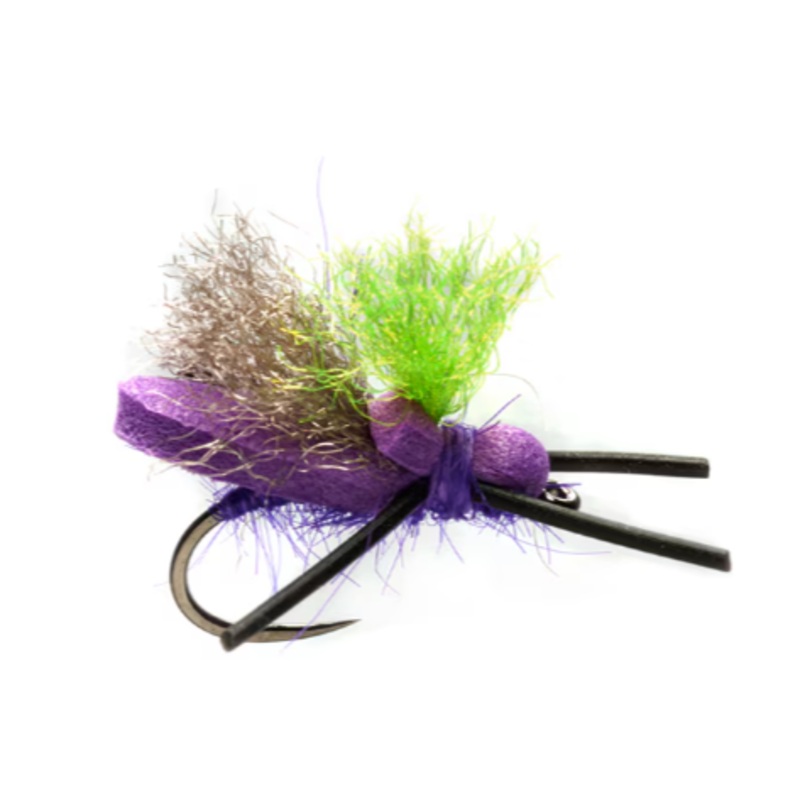 Fulling Mill Mini Flopper Barbless Purple 12