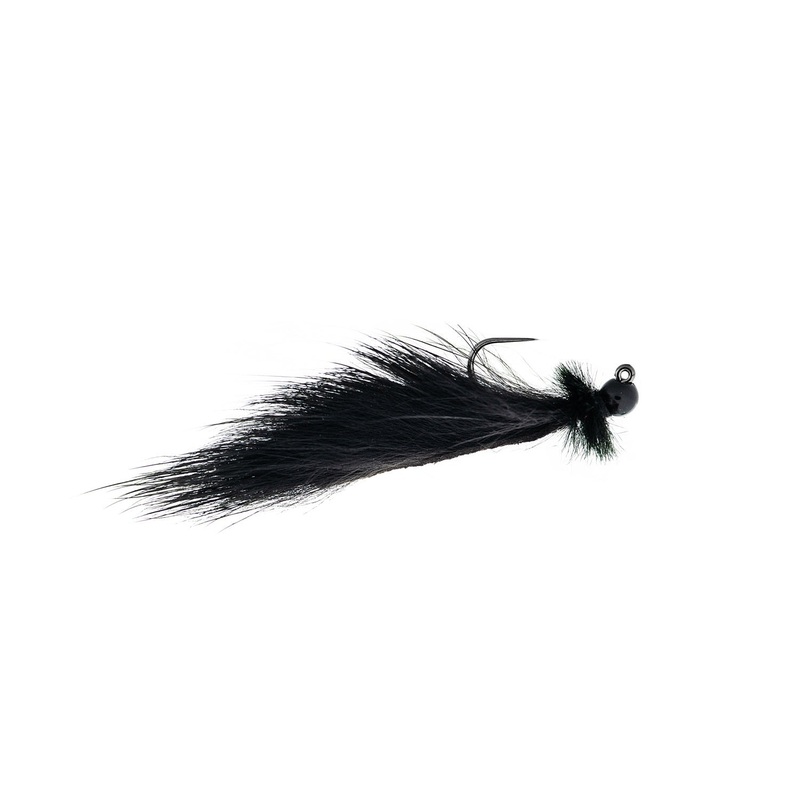 Umpqua Mini Jig Leech – Black (3-Pack) 12 Black