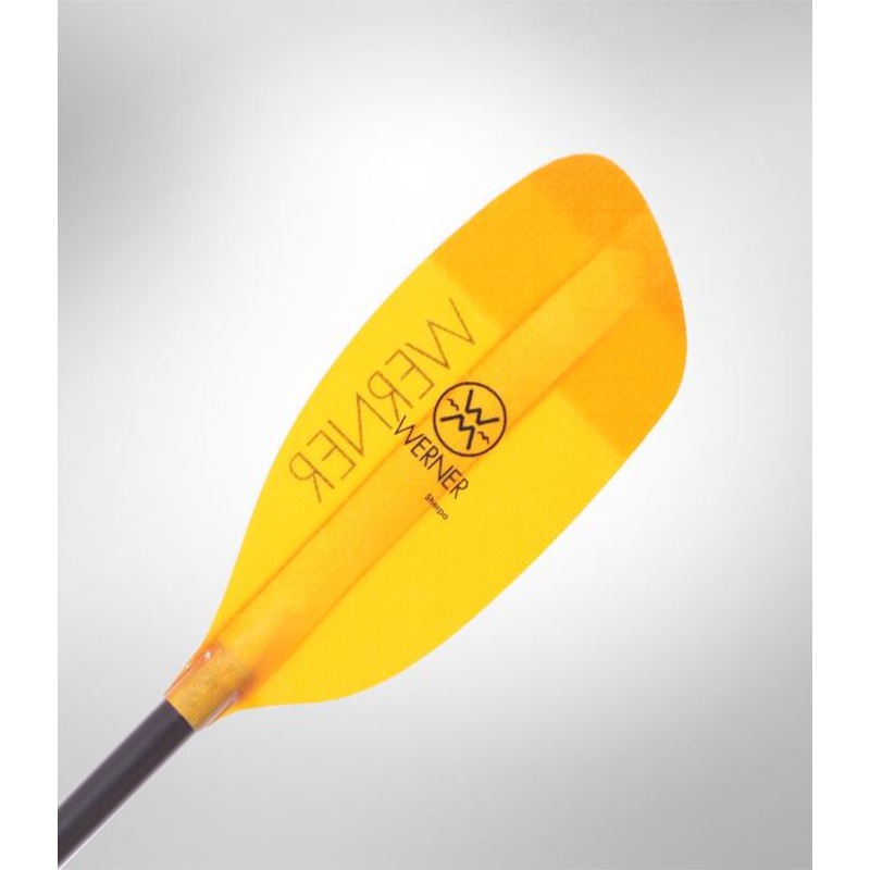 Werner Sherpa 1 Piece Straight Shaft Paddle Amber 197cm