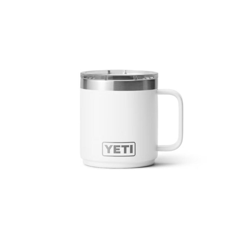 YETI RAMBLER 10 OZ STACKABLE MUG WITH MAGSLIDER LID WHITE
