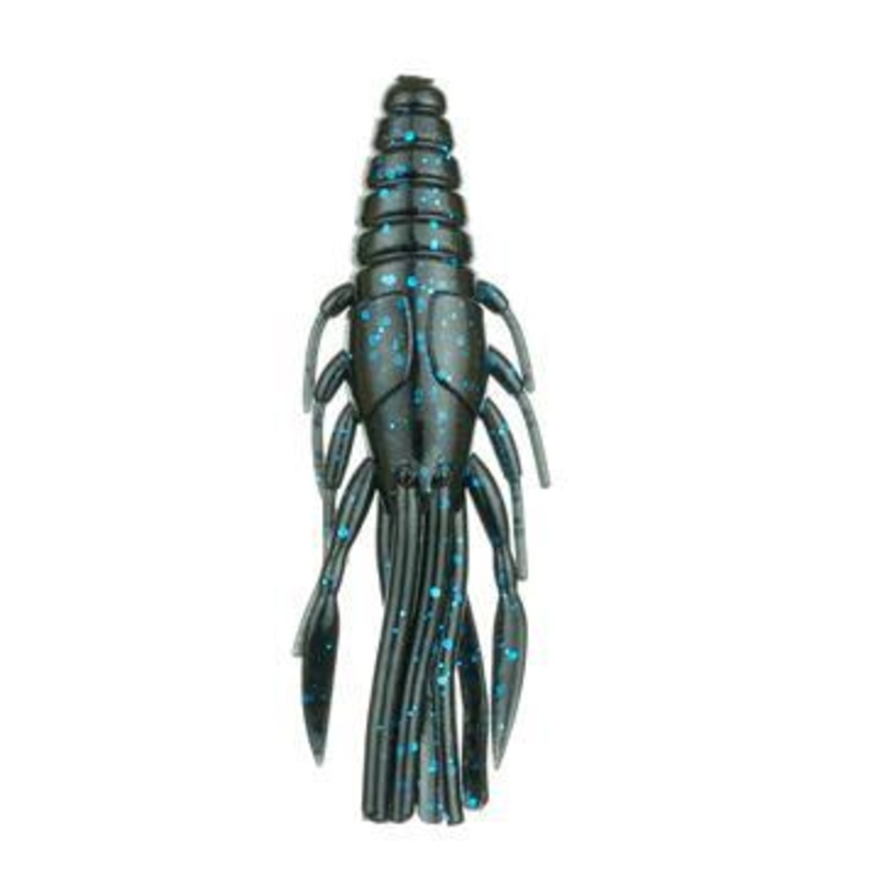 6th Sense Crube 3.0 Craw Tube (8 Pk) Black n Blue Flake