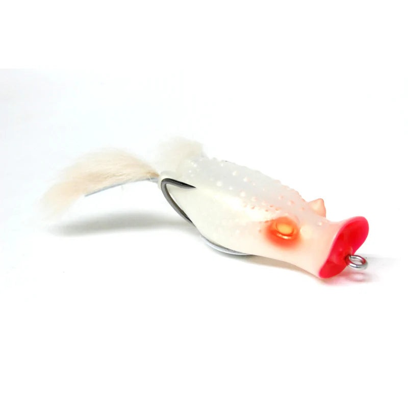 Deps Buster K Hollow Body Popping Frog Albino