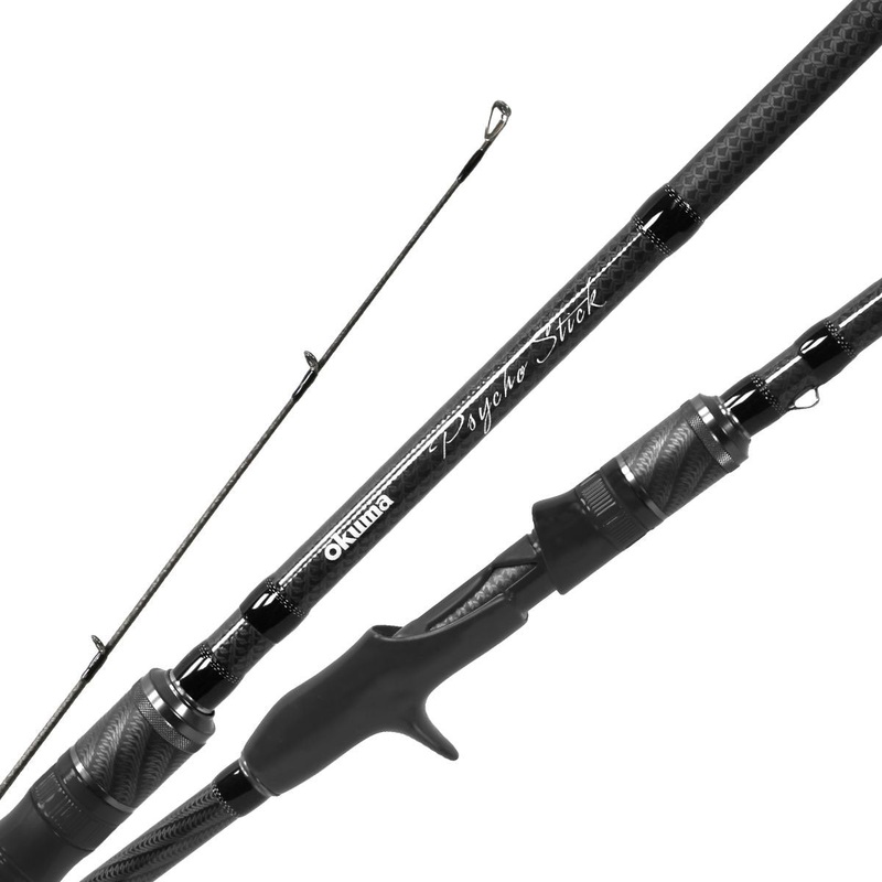 Okuma PSY-C-751H Psycho Stick Casting Rod 46 Ton Carbon 7’5″