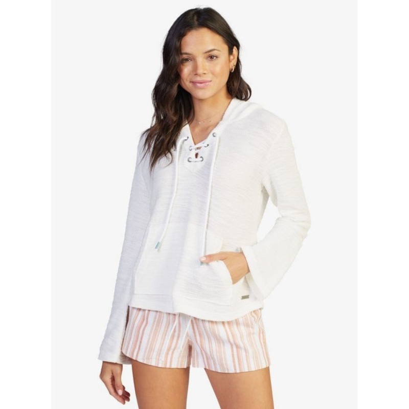 ROXY PEARLING HOODIE SNOW WHITE S