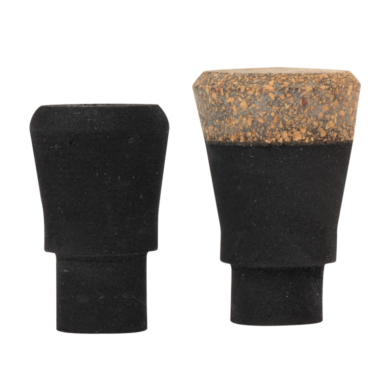 V-Line Cork & EVA Mini Splits 2pc Grip Set Black EVA