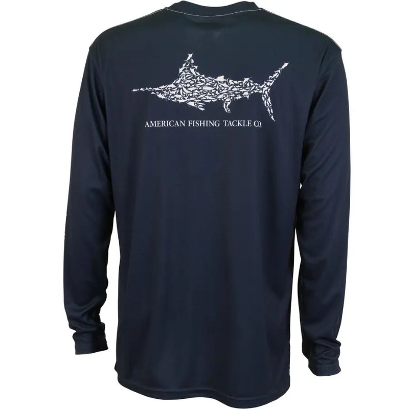 AFTCO JIGFISH L/S PERFORMANCE MIDNIGHT S