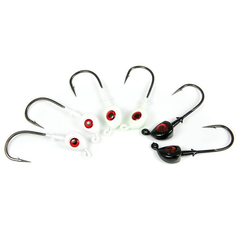 Jigging World Shad Jig Heads Black 3/8oz
