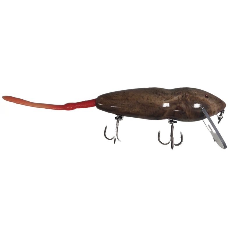 PB RAT 1 PIECE MOUSE Brown w/ White – Red Tail