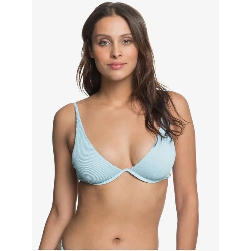 ROXY MIND OF FREEDOM UNDERWIRED BRA BIKINI TOP STRATOSPHERE L