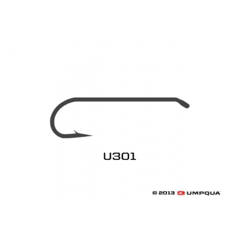 Umpqua U-Series U301 Fly Tying Nymph/Streamer Hooks Assorted-Sizes 2