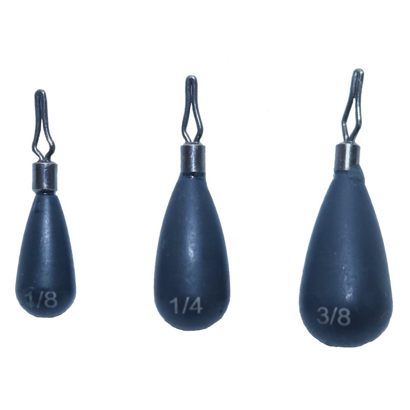 American Legacy Tungsten Tear Drop Shot Weights 5pks 1/8 oz.