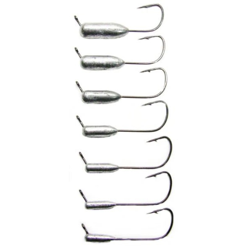 Venom Tube Jig Heads 3/0 60 BLK NICKLE HK 1/4