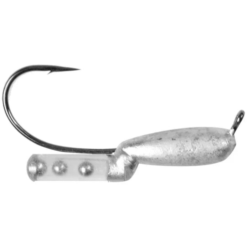 Bite Me Tackle Rattlin Flat Eye Tube Jig Heads 3pk 100 S 3/16