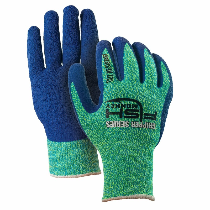 FISH MONKEY GRIPPER FILLET GLOVES Gripper Blue