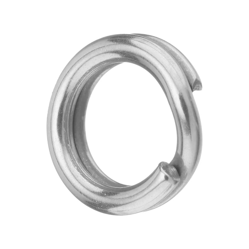 Owner Hyper Wire Split Rings Stainless Hyper Wire Split Rings (#5 – 60lb – 9pk)