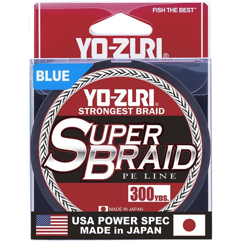 Yo-Zuri SuperBraid Blue – 300 Yard Spool Blue 10 lb
